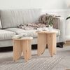vidaXL Table basse 2 pcs Naturel
