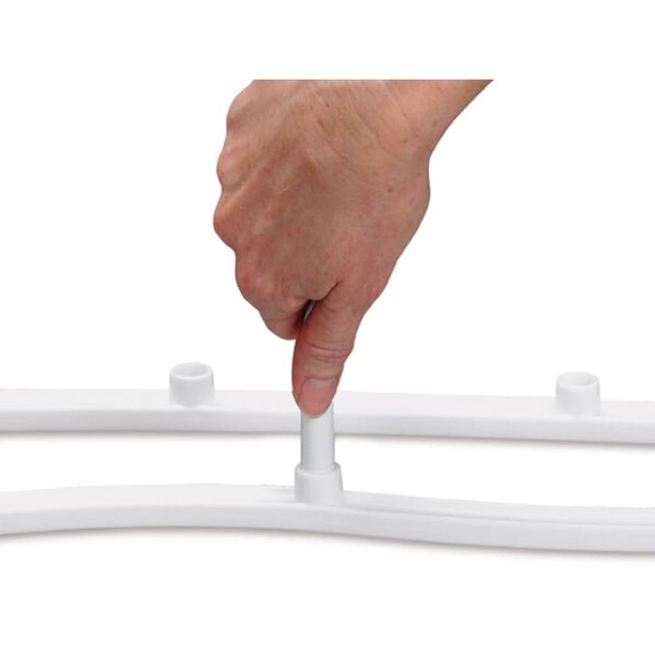 Practo Home &Eacute;tag&egrave;re &agrave; chaussures sur porte pour 36 paires blanc