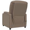 vidaXL Fauteuil de massage Cappuccino Similicuir