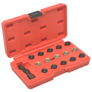 vidaXL Kit r&eacute;paration filetage bougie de pr&eacute;chauffage 16 pcs M14x1,25