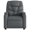 vidaXL Fauteuil inclinable en similicuir gris