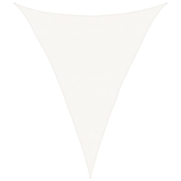 vidaXL Voile d'ombrage 160 g/m&sup2; Blanc 5x6x6 m PEHD