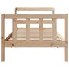 vidaXL Cadre de lit sans matelas 90x190 cm bois de pin massif
