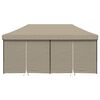 vidaXL Tente de f&ecirc;te Taupe 292 x 580 x 315 cm Tissu Oxford