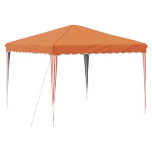 vidaXL Tente de f&ecirc;te pop-up 288 x 288 x 245 cm Orange Tissu Oxford