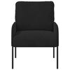 vidaXL Canap&eacute;s avec coussin 55cm Noir Contreplaqu&eacute;