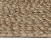 vidaXL Tapis de surface ovale Gris 205 x 305 cm Jute