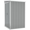 vidaXL Remise de jardin murale Gris 118x100x178 cm M&eacute;tal galvanis&eacute;