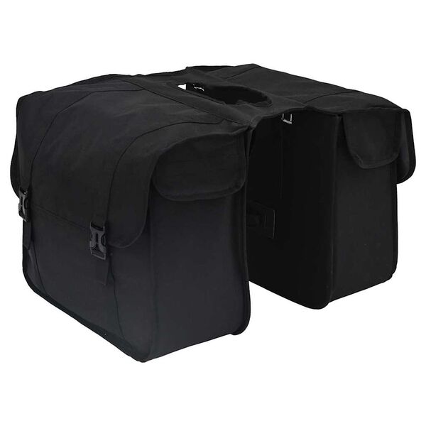 vidaXL Sac &agrave; v&eacute;lo Noir 40 x 18.5 x 35 cm Polyester