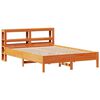 vidaXL Cadre de lit sans matelas cire marron 160x200cm bois pin massif