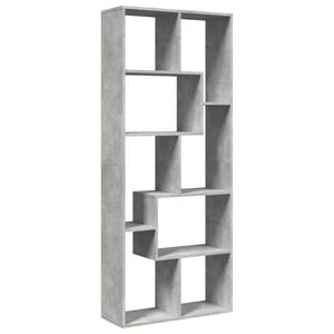 vidaXL &Eacute;tag&egrave;re s&eacute;paratrice de pi&egrave;ce gris b&eacute;ton 67x25x161,5 cm
