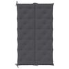 vidaXL Coussin de banc de jardin anthracite tissu oxford