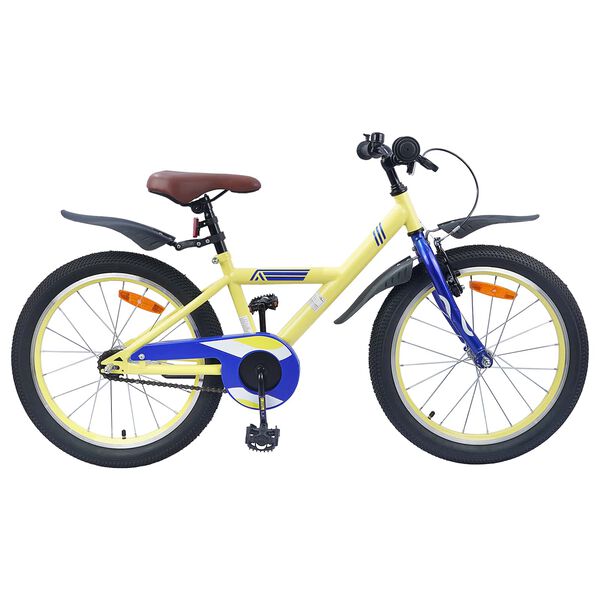 vidaXL V&eacute;lo pour Enfants 18 Pouces pour les 5-7 ans Jaune