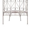 vidaXL Banc de jardin 95 cm Fer Marron antique