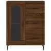 vidaXL Buffet ch&ecirc;ne marron 69,5x34x90 cm bois d'ing&eacute;nierie