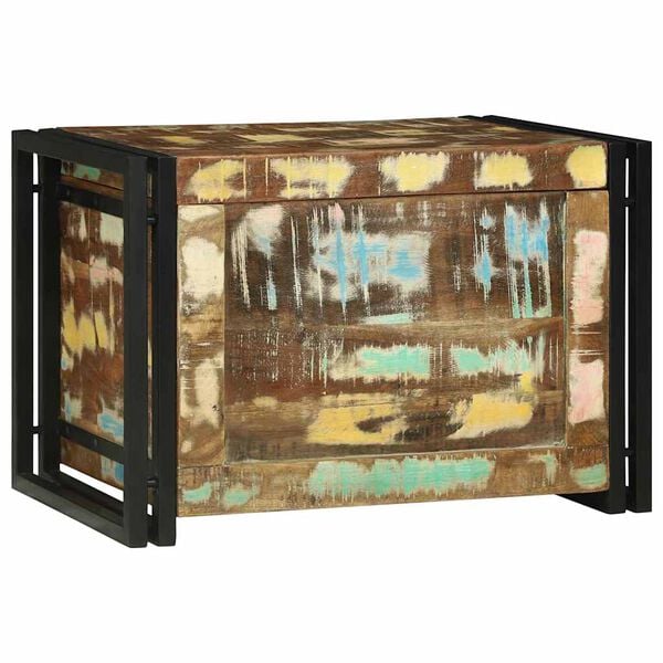 vidaXL Boîte de Rangement 60 x 40 x 41 cm Bois de récupération