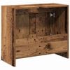 vidaXL Cabinet de salle de bain avec porte Bois Ancien 63 x 29 x 55 cm