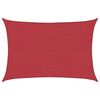 vidaXL Voile d'ombrage 160 g/m&sup2; Rouge 5x6 m PEHD