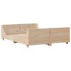 vidaXL Cadre de lit sans matelas 150x200 cm bois de pin massif