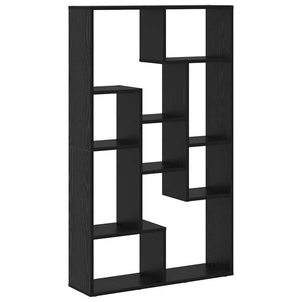 vidaXL Biblioth&egrave;que Ch&ecirc;ne noir 72 x 20 x 102,5 cm Bois d'ing&eacute;nierie