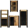 vidaXL Ensemble de mobilier de salle de bain Montage mural 4 pcs