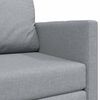 vidaXL Canap&eacute;-Lit 110cm Gris clair tissu