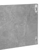 vidaXL Étagères murales 2pcs Gris béton 80x11,5x18cm bois d'ingénierie