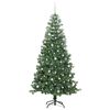 vidaXL Sapin de No&euml;l avec 300 LED avec support Vert 240 cm PVC