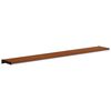 vidaXL Appui de fen&ecirc;tre Bois Brun 160 x 25 x 4,5 cm PVC
