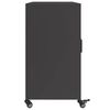 vidaXL Buffet noir 100,5x39x72 cm acier