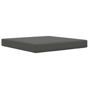 vidaXL Coussin de canap&eacute; d'ext&eacute;rieur Polyester Anthracite 80 x 80 cm