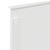 vidaXL T&ecirc;te de lit Blanc Brillant 75 cm Bois d'ing&eacute;nierie