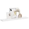 vidaXL Étagère murale flottante blanc 120x23,5x3,8 cm MDF