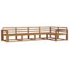 vidaXL Ensemble de canap&eacute;s d'ext&eacute;rieur 5 pcs Naturel