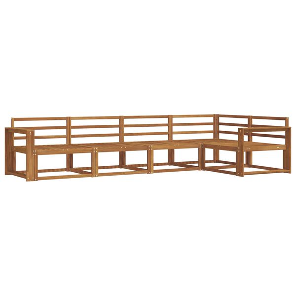 vidaXL Ensemble de canap&eacute;s d'ext&eacute;rieur 5 pcs Naturel
