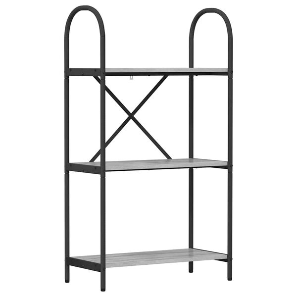 vidaXL &Eacute;tag&egrave;re Gris Sonoma 60 x 30 x 109 cm Bois d'ing&eacute;nierie