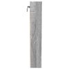 vidaXL Armoire &agrave; vitrine sonoma gris 100x8,5x50 cm bois d'ing&eacute;nierie