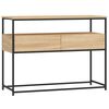 vidaXL Table console chêne sonoma 100x40x75 cm bois d'ingénierie