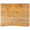 vidaXL Dessus de table &agrave; bord vivant 110x80x2,5cm bois massif manguier