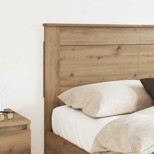 vidaXL T&ecirc;te de lit Ch&ecirc;ne artisanal 160 cm Bois d'ing&eacute;nierie