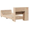 vidaXL Cadre de lit sans matelas 90x190 cm bois de pin massif