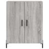 vidaXL Buffet haut Sonoma gris 69,5x34x180 cm Bois d'ing&eacute;nierie