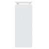 vidaXL Table console blanc 80x30x80 cm bois d'ingénierie