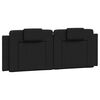 vidaXL Cadre de lit Viana sans matelas noir 140x200 cm similicuir