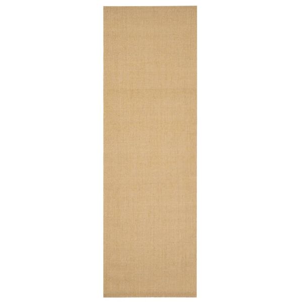 vidaXL Tapis Sisal naturel 80x250 cm