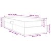 vidaXL Lit avec rangement et matelas Rose 90 x 200 cm Velours