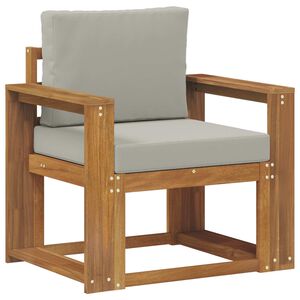 vidaXL Canap&eacute; d&rsquo;ext&eacute;rieur Bois d'acacia massif et polyester