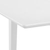 vidaXL Table &agrave; manger extensible Blanc (80-120)x80x74 cm MDF