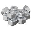 vidaXL Noix hexagonale Acorn 12 pcs Argent&eacute; m8 M&eacute;tал