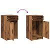 vidaXL Table de Toilette avec tiroir 2 pcs Marron 50 x 41 x 135 cm